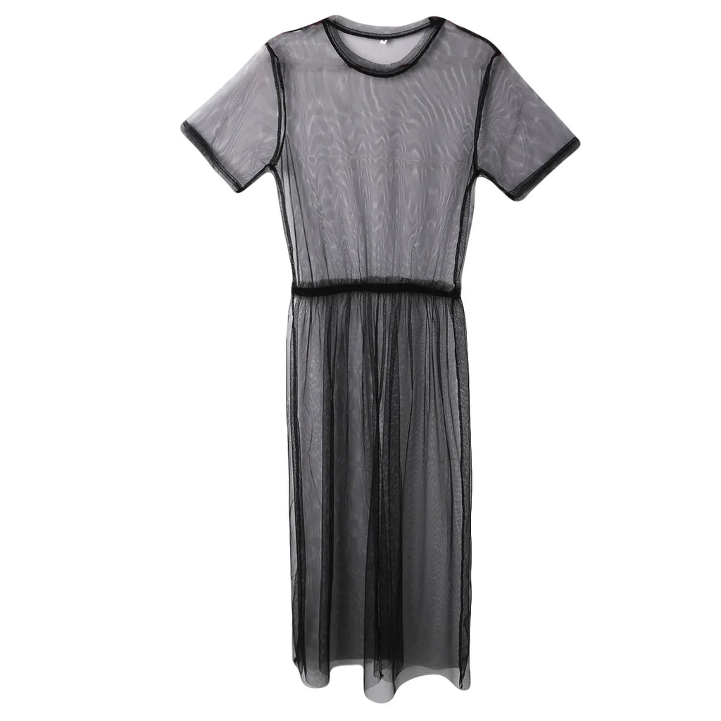 Hirigin Black Gauze Dress