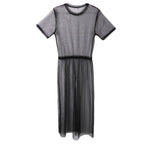 Hirigin Black Gauze Dress