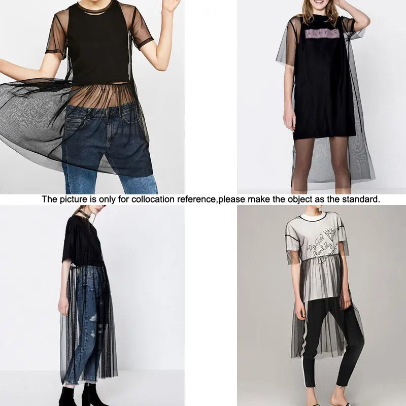 Hirigin Black Gauze Dress
