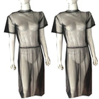 Hirigin Black Gauze Dress