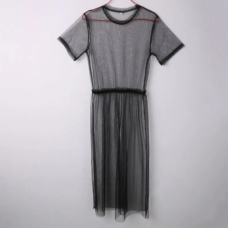 Hirigin Black Gauze Dress