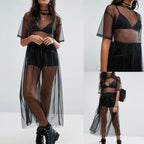 Hirigin Black Gauze Dress