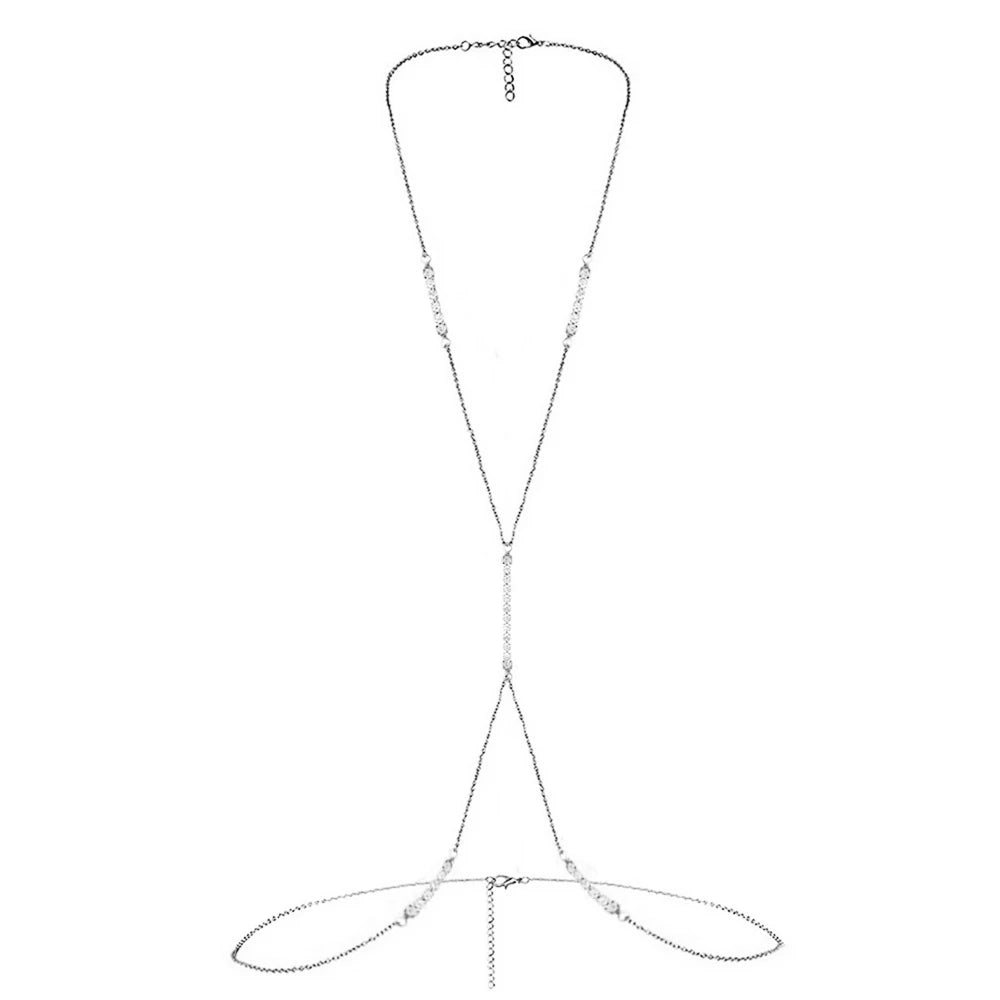 Belly Chain With Rhinestone