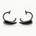 Fake Lip Ring In Brushed Stainless Steel Gothicore
