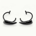 Fake Lip Ring In Brushed Stainless Steel Gothicore