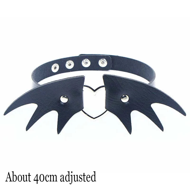Choker Necklace In Leather