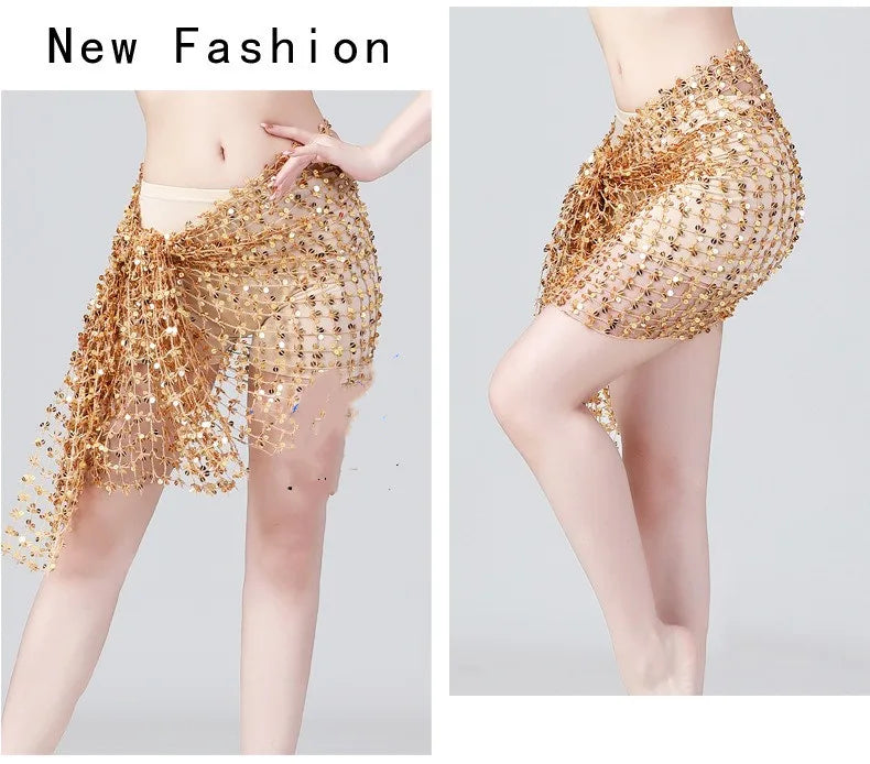 Sequin Belly Dance Skirt