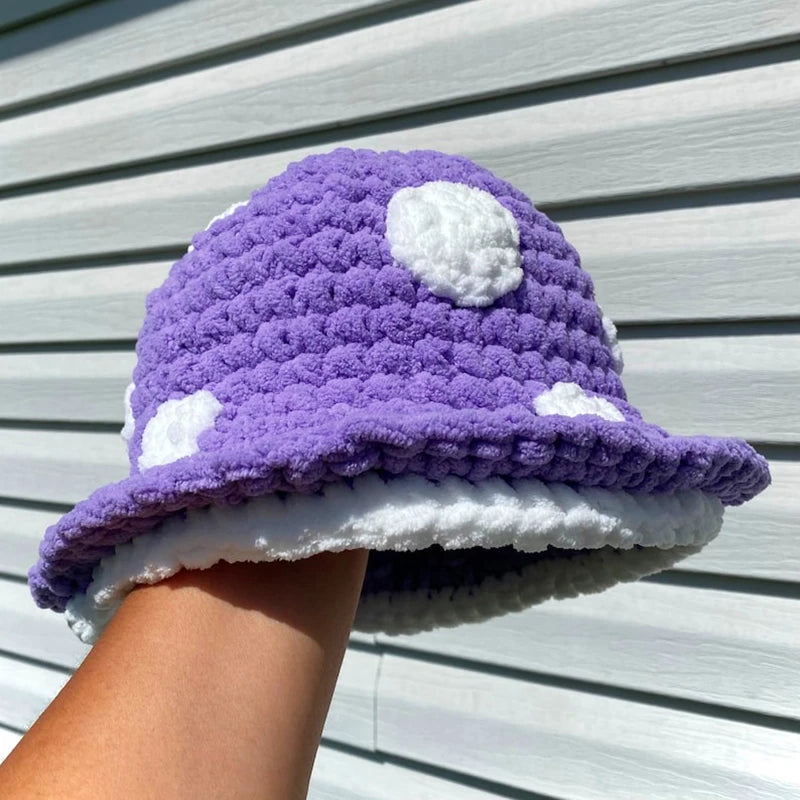 Crochet Mushroom Hat