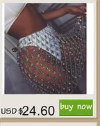 Rhinestone See-Through Top