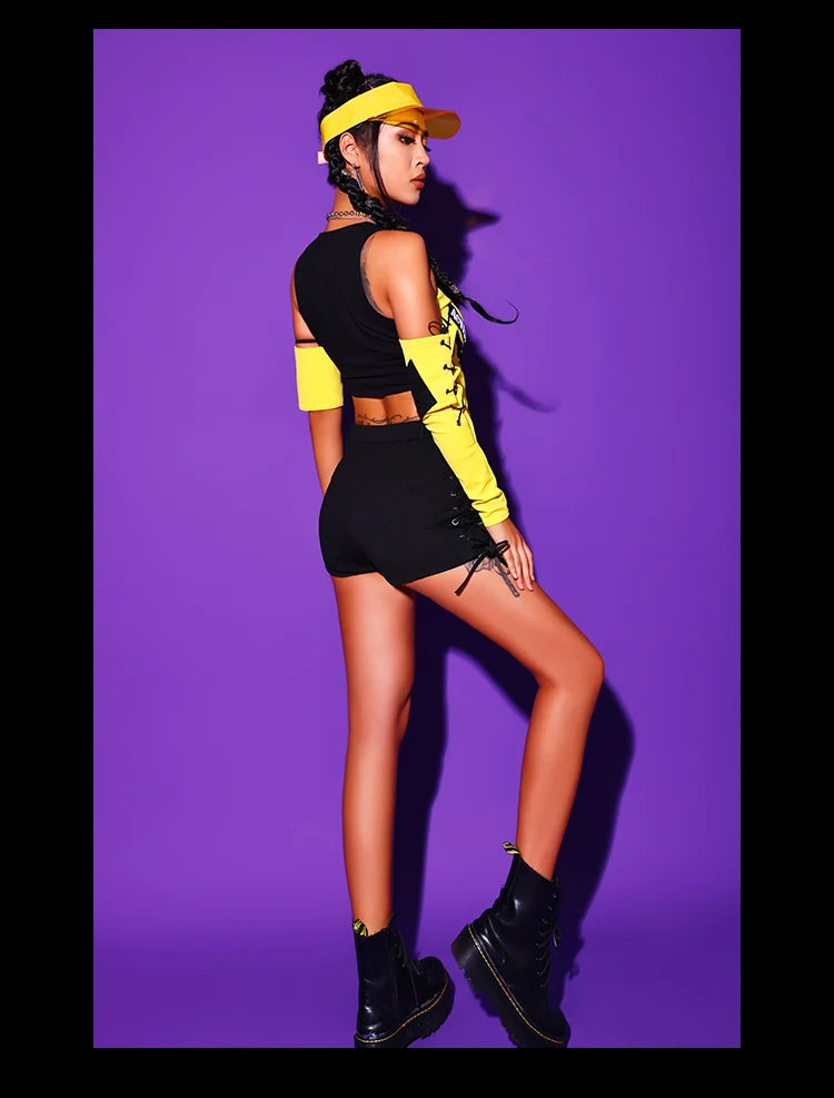 Fluorescent Racer Girl Set