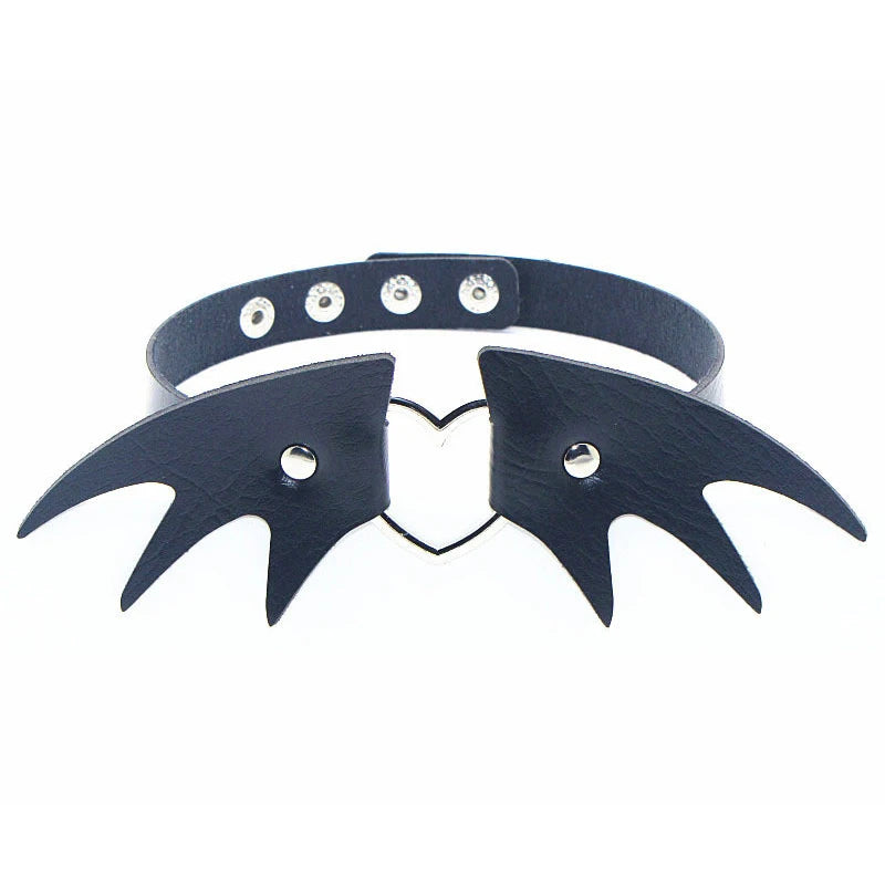 Choker Necklace In Leather