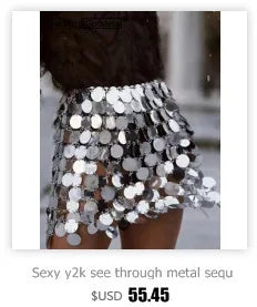 Rhinestone See-Through Top