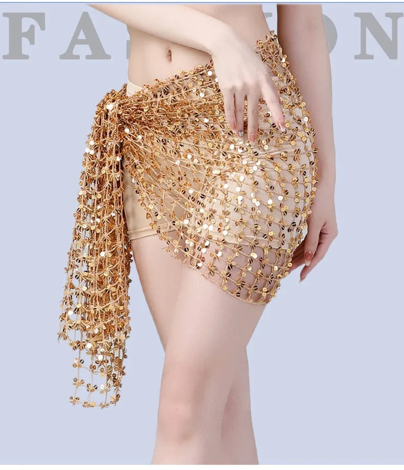 Sequin Belly Dance Skirt