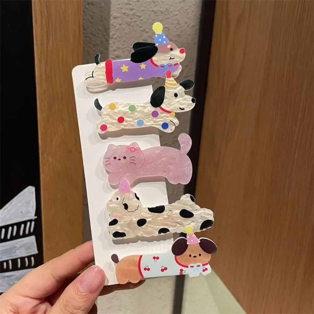 Cute Animal Hair Clip Set