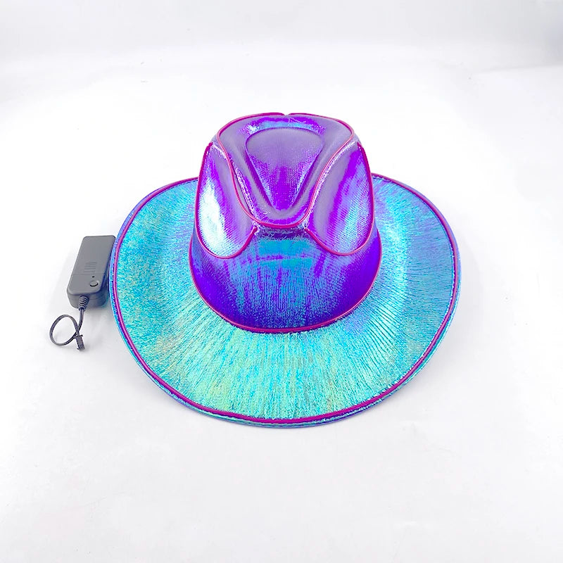 LED Neon Cowboy Hat