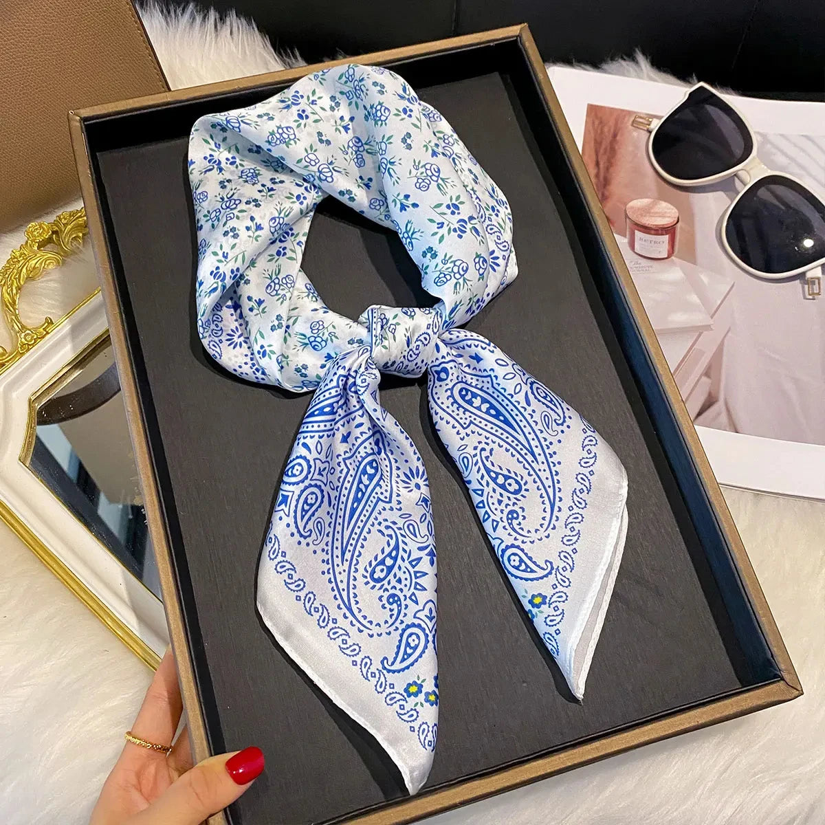 Paisley Print Scarf