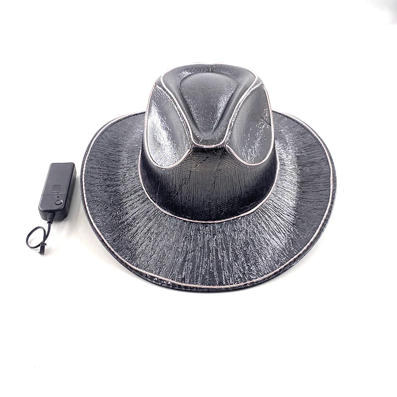 LED Neon Cowboy Hat