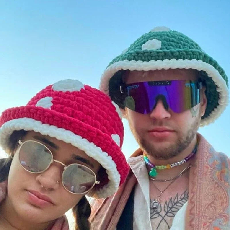 Crochet Mushroom Hat