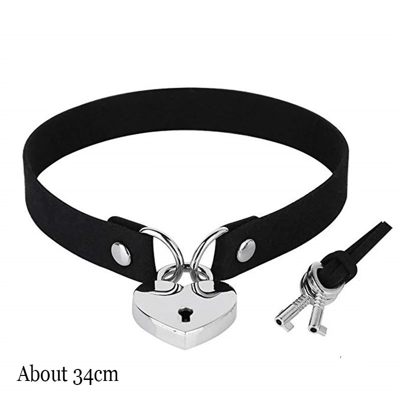 Choker Necklace In Leather
