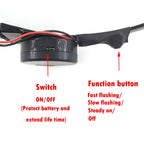 Cyberpunk LED Sunglasses With Sculpted Luminous Frame