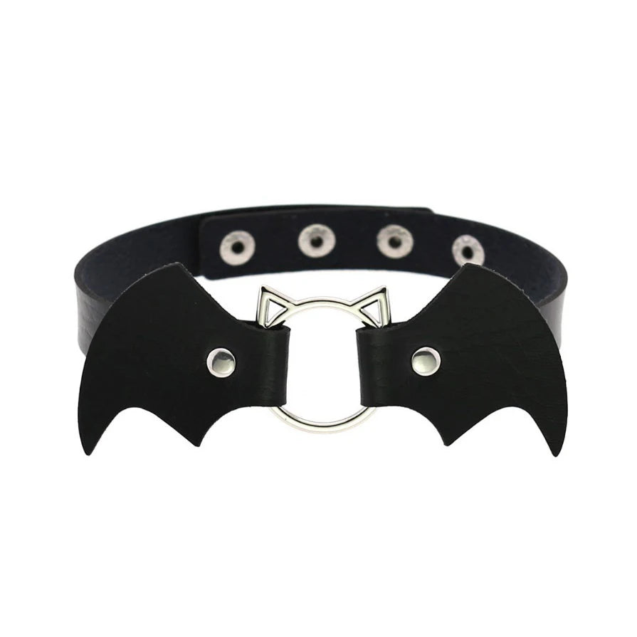 Choker Necklace In Leather