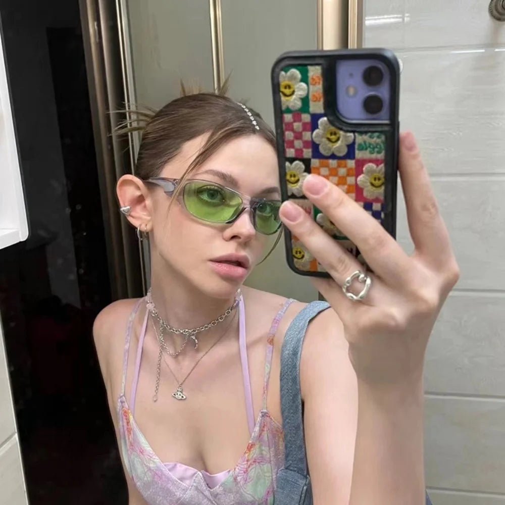 Y2K Square Wrap Sunglasses