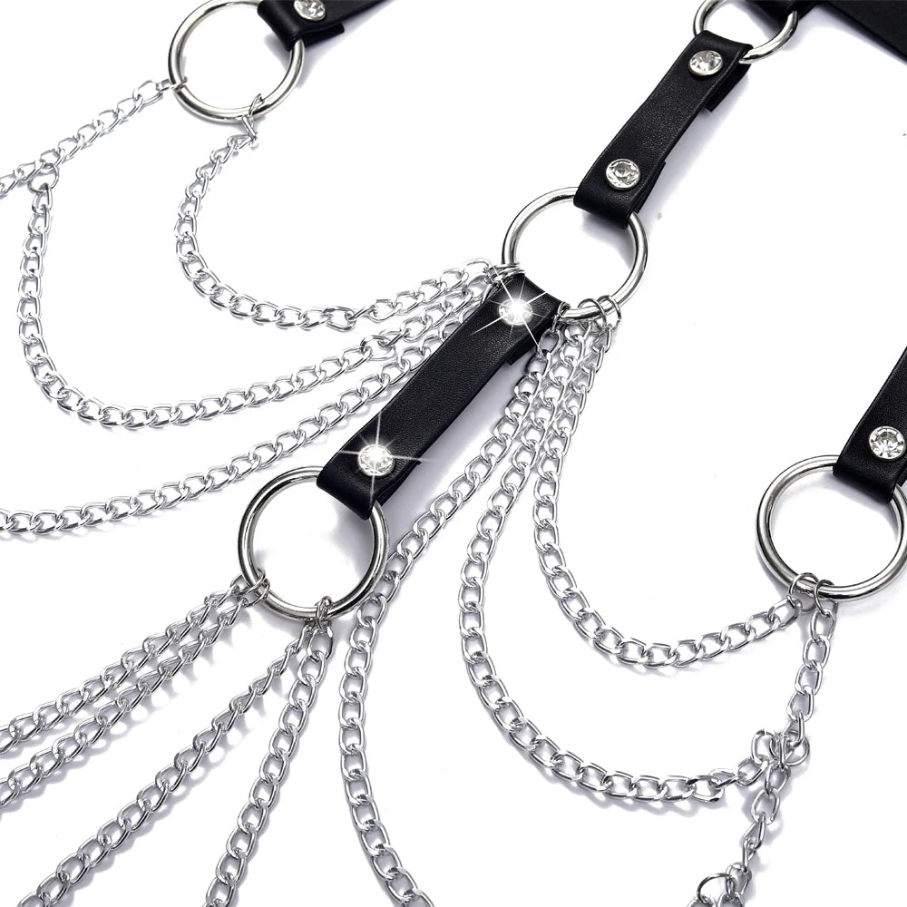 Rhinestone Body Chain Harness