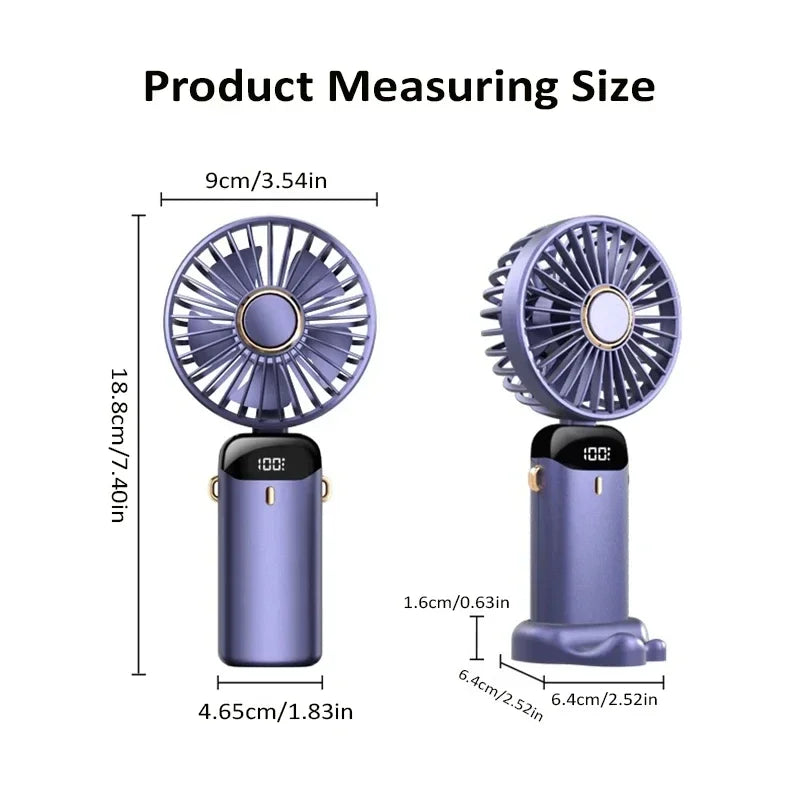 Portable Hands Free Electric Fan