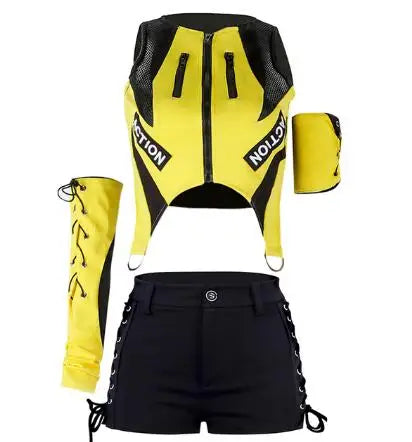Fluorescent Racer Girl Set