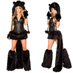 Obsidian Plush Sable Kitty Set