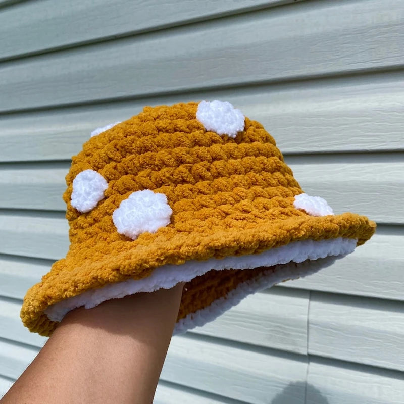 Crochet Mushroom Hat