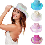 LED Neon Cowboy Hat