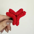 Angry Crochet Hair Clip