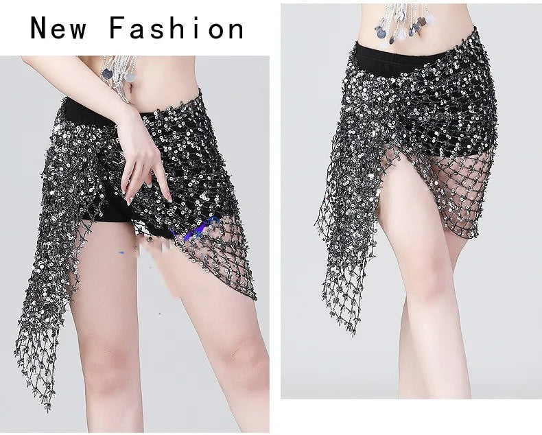 Sequin Belly Dance Skirt