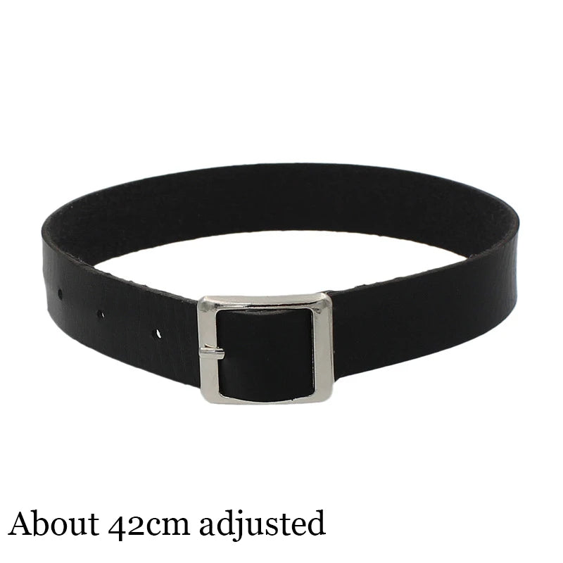 Choker Necklace In Leather