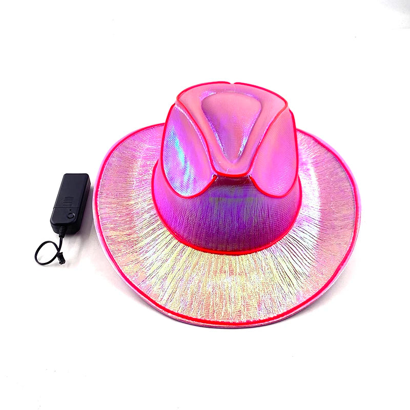 LED Neon Cowboy Hat