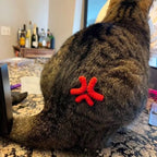 Angry Crochet Hair Clip