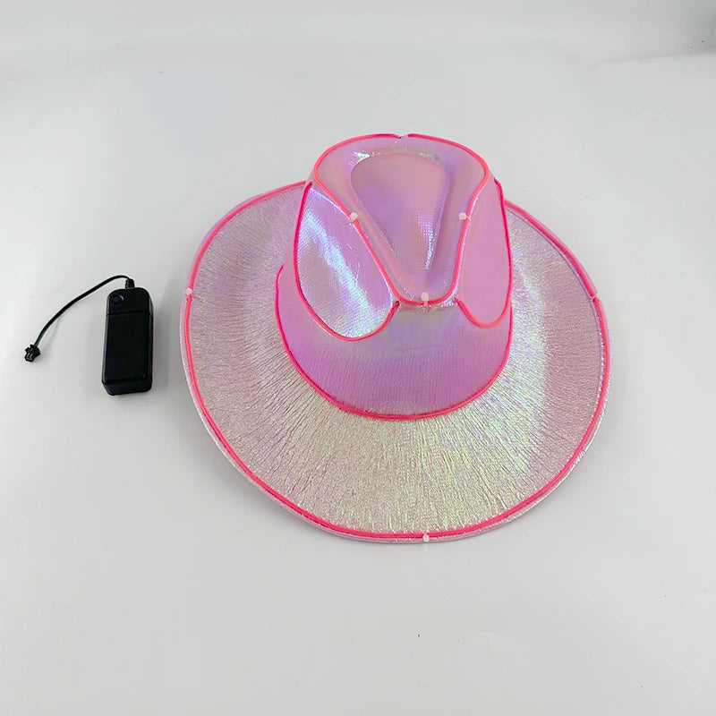 LED Neon Cowboy Hat