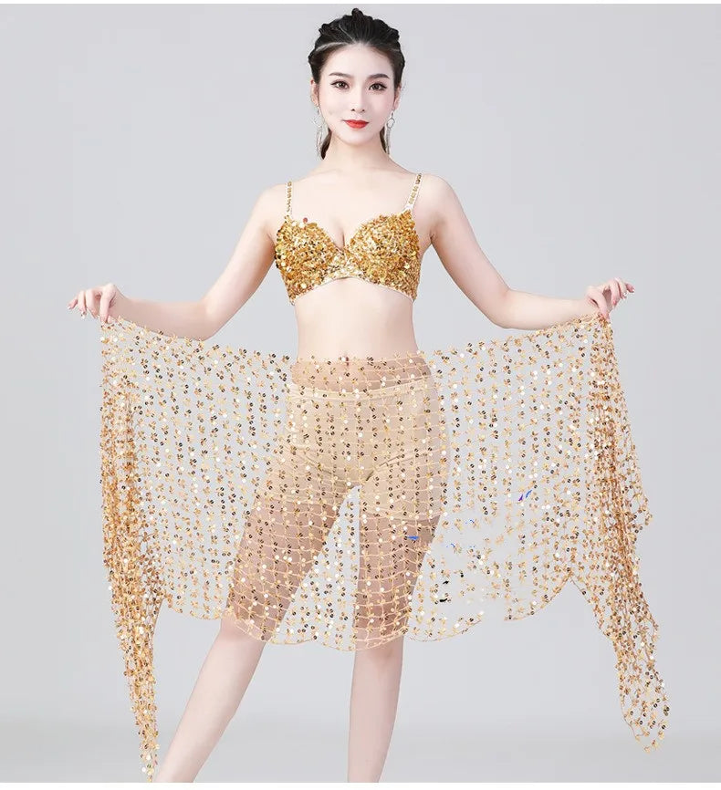 Sequin Belly Dance Skirt