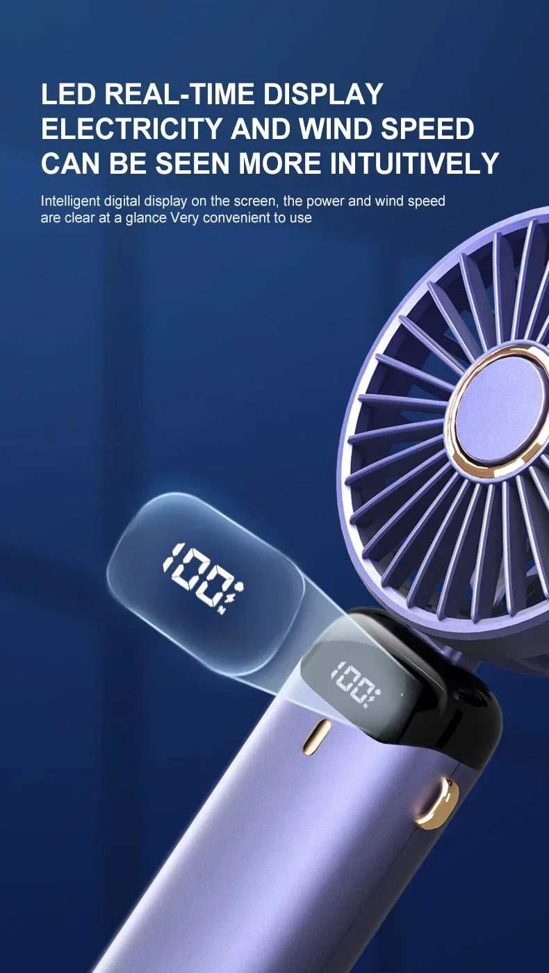 Portable Hands Free Electric Fan