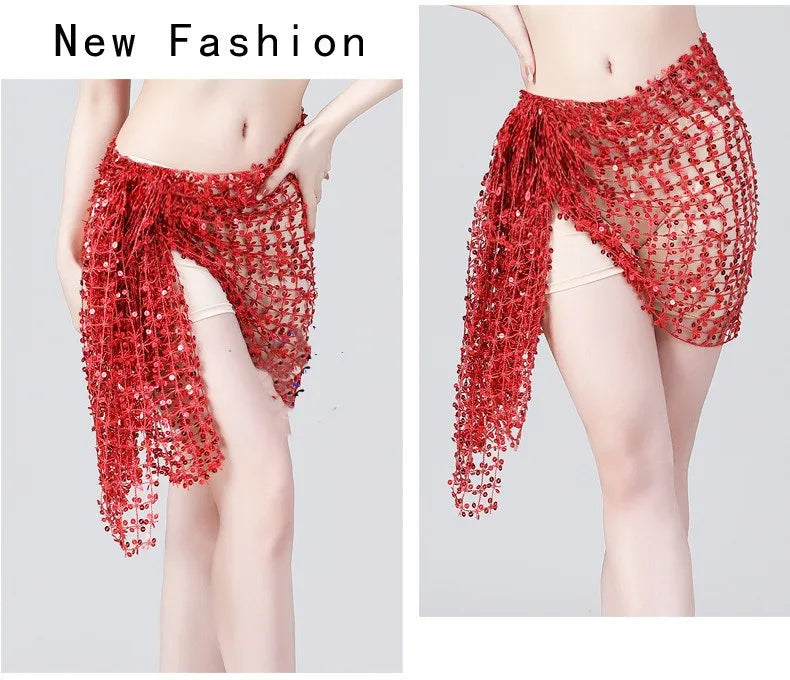 Sequin Belly Dance Skirt