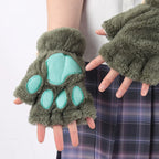 Fingerless Cat Paw Gloves
