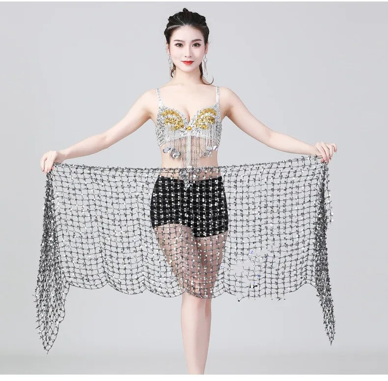 Sequin Belly Dance Skirt