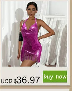 Rhinestone See-Through Top