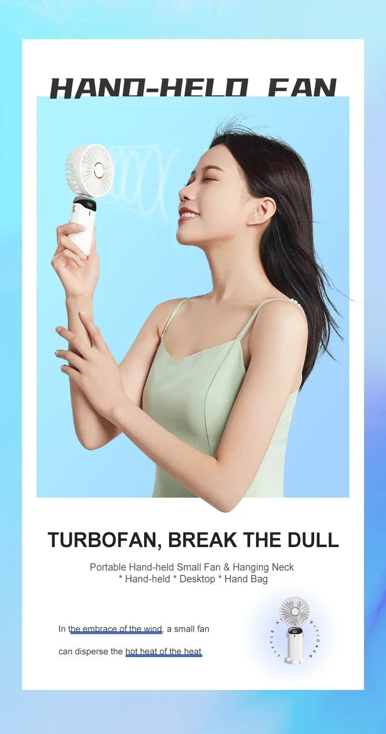 Portable Hands Free Electric Fan
