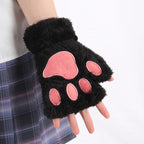 Fingerless Cat Paw Gloves