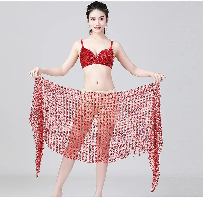 Sequin Belly Dance Skirt