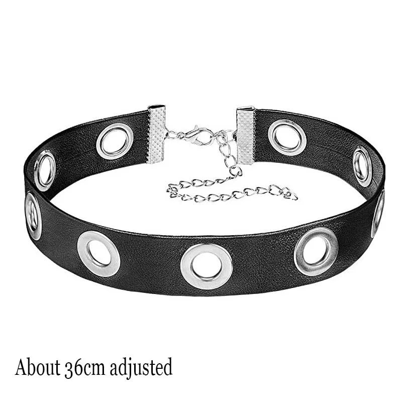 Choker Necklace In Leather