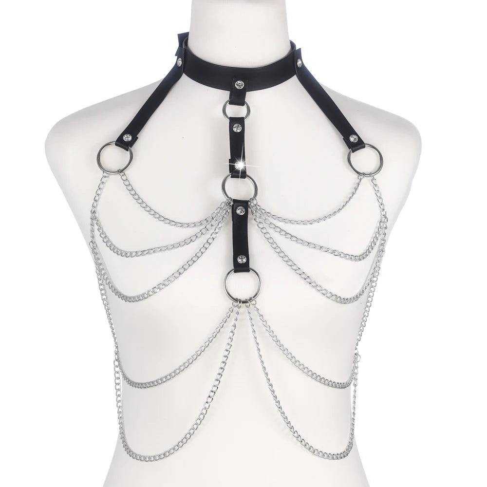 Rhinestone Body Chain Harness