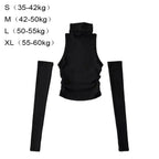 Camisole Top With Suspender Turtleneck